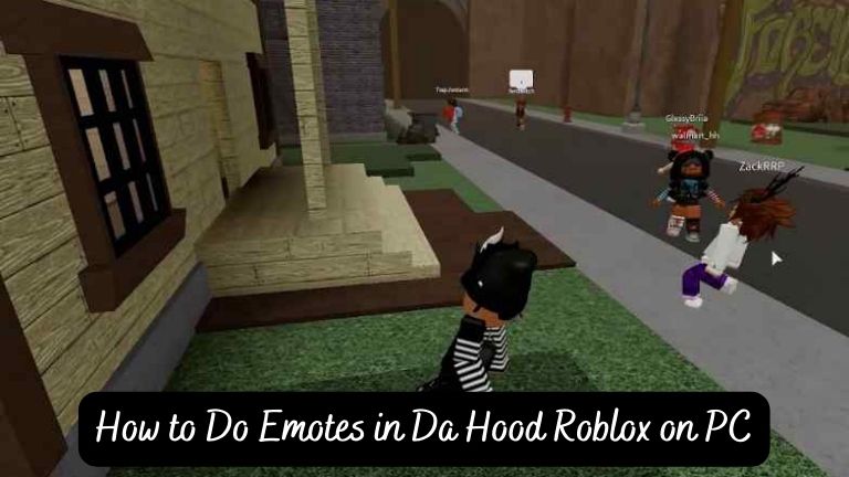 How to Do Emotes in Da Hood Roblox on PC