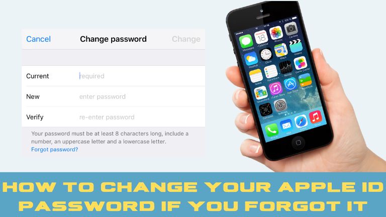 How to Change Your Apple ID Password If You Forgot It