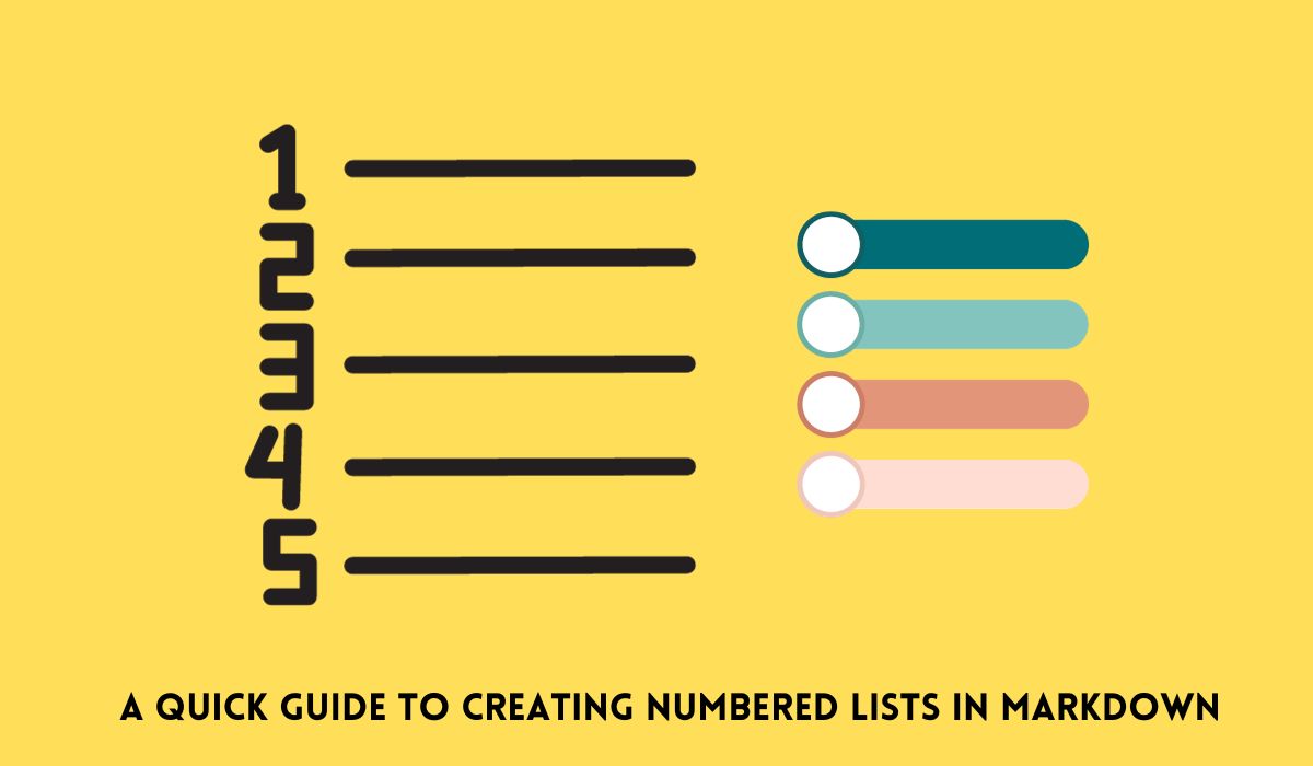 A Quick Guide to Creating Numbered Lists in Markdown